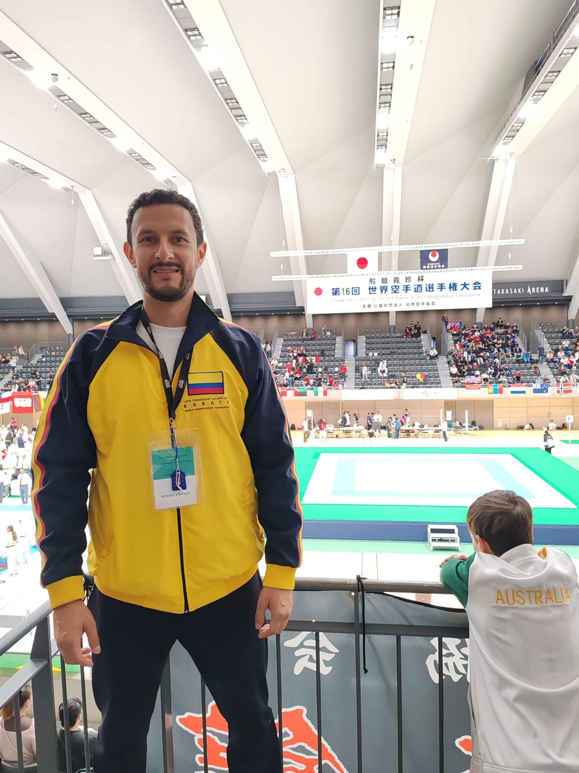 Instructor de karate en Colombia